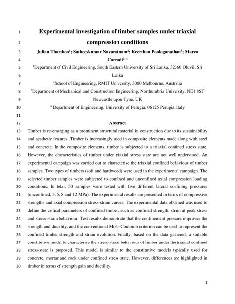 compression test of wood experiment|Experimental investigation of timber samples under triaxial .